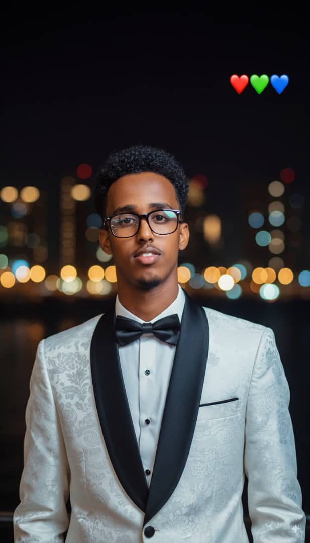 Portrait of Abdirizak Ali wearing a suit