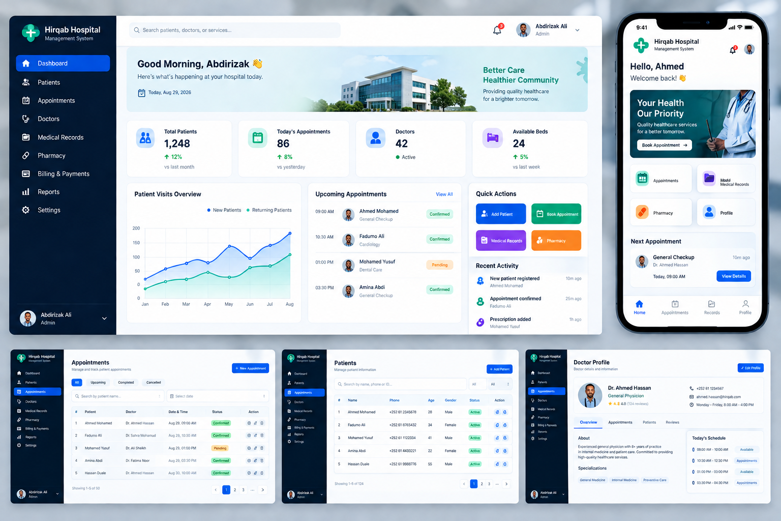 Hospital Management System project preview